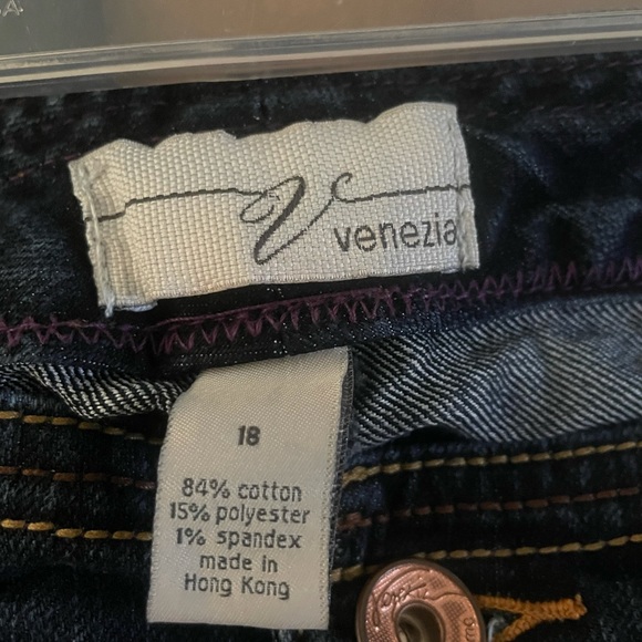 NWOT Venezia Lane Bryant denim jean Capri  crops - Picture 8 of 14